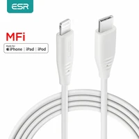 esr mfi certified fast charging cable usb c to lightning type c pd cable for iphone 88pxrxs maxxsxipad pro type c cable