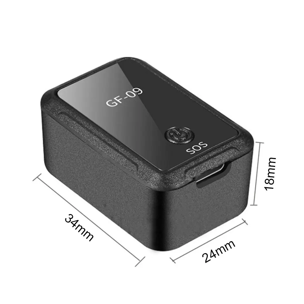 

GF09 Anti-lost Locator SOS One Key For Help Wifi+LBS+AGPS APP + Computer Positioning SMS Notification Automobile Tracking Device