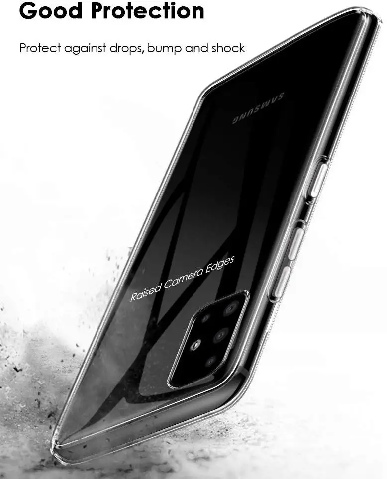 Для Galaxy A51Case Мягкая силиконовая задняя крышка чехол для телефона Samsung A30S A50 A20 A40 A60