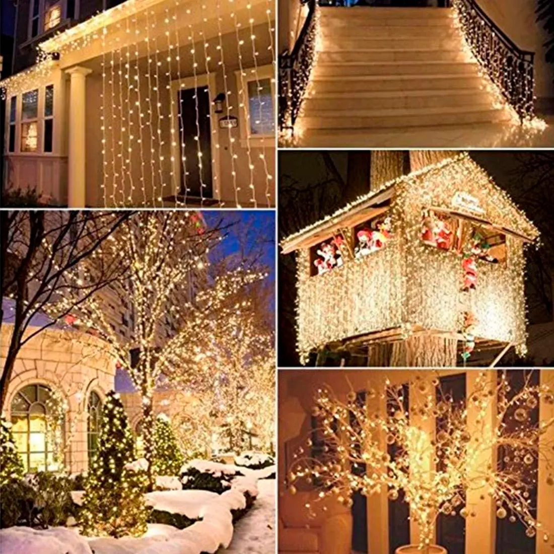 

50 100 200Led Strip Solar Garden Lights Outdoor LED String Lights Festoon Christmas Party Waterproof Solar Garland Street Lamp