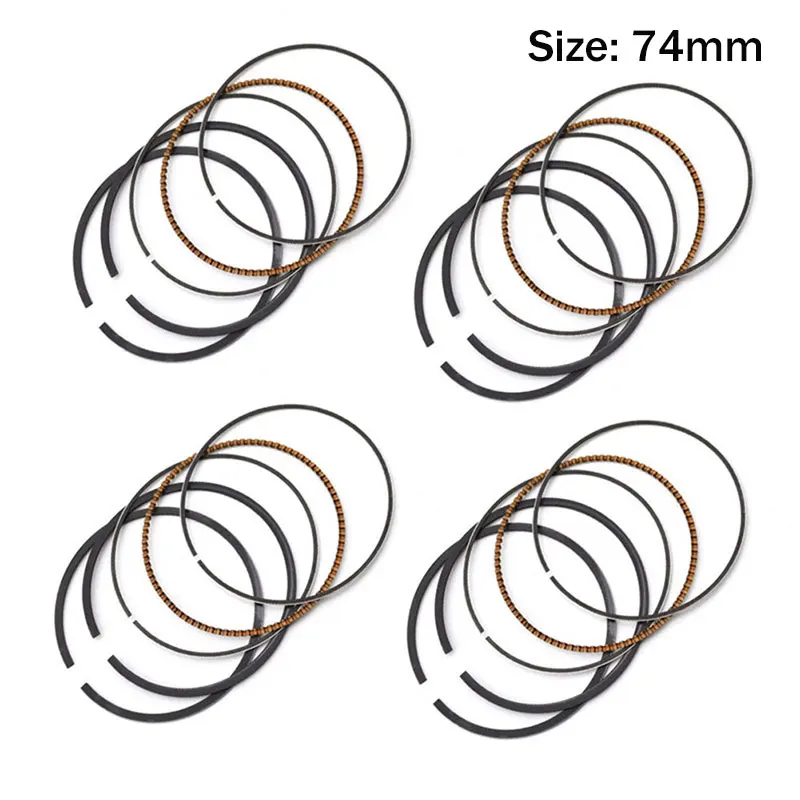 1 компл./4 комплекта, аксессуары для мотоциклов Road Passion, размер отверстия 74 мм, поршневые кольца для KAWASAKI KLR250 ZG1000 ZX1000 ZL1000