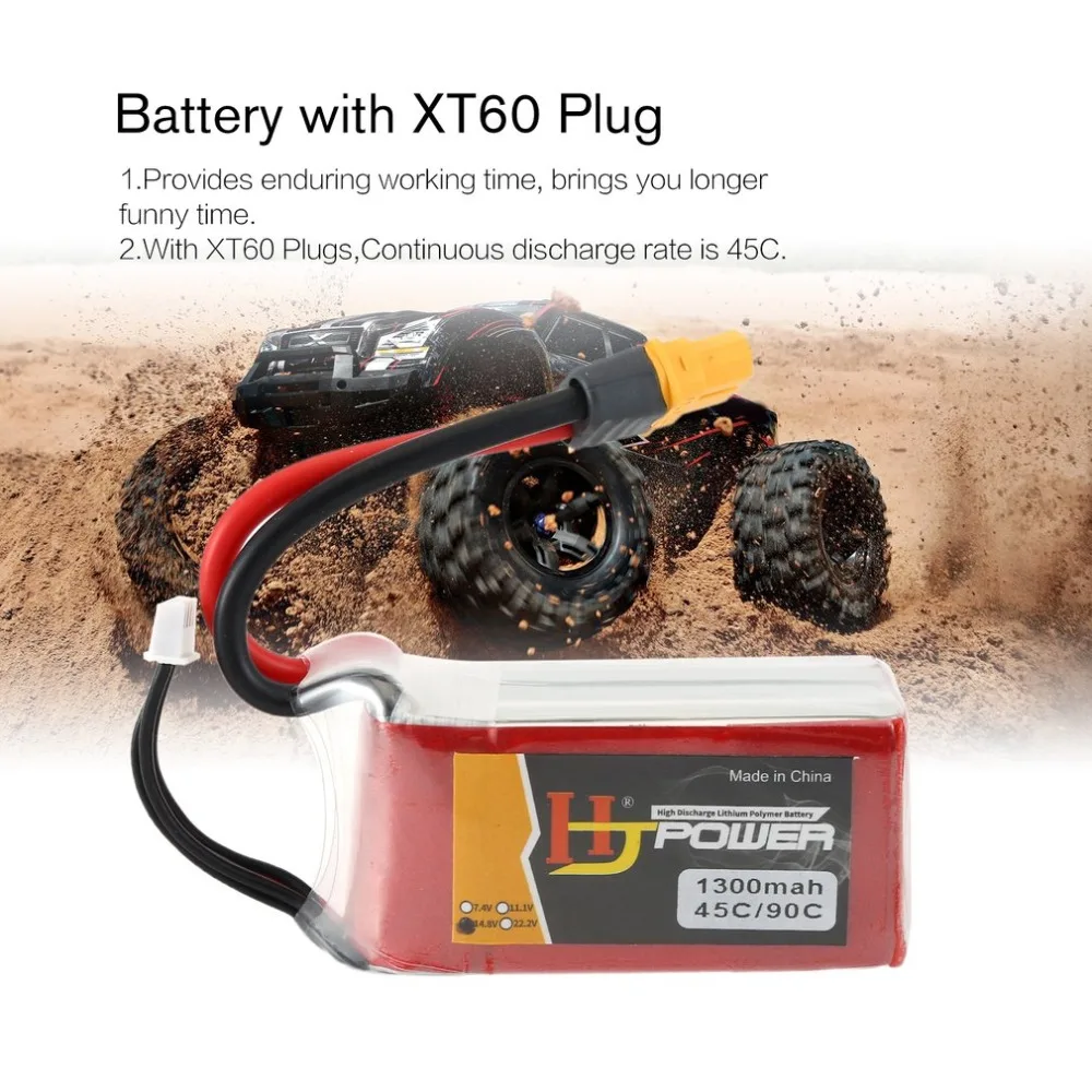 Хит! HJ power 11,1 V 14,8 V 25C 45C 75C 3S 4S перезаряжаемая Lipo батарея XT60/JST другая вилка для Радиоуправляемый Дрон, автомобиль, лодка