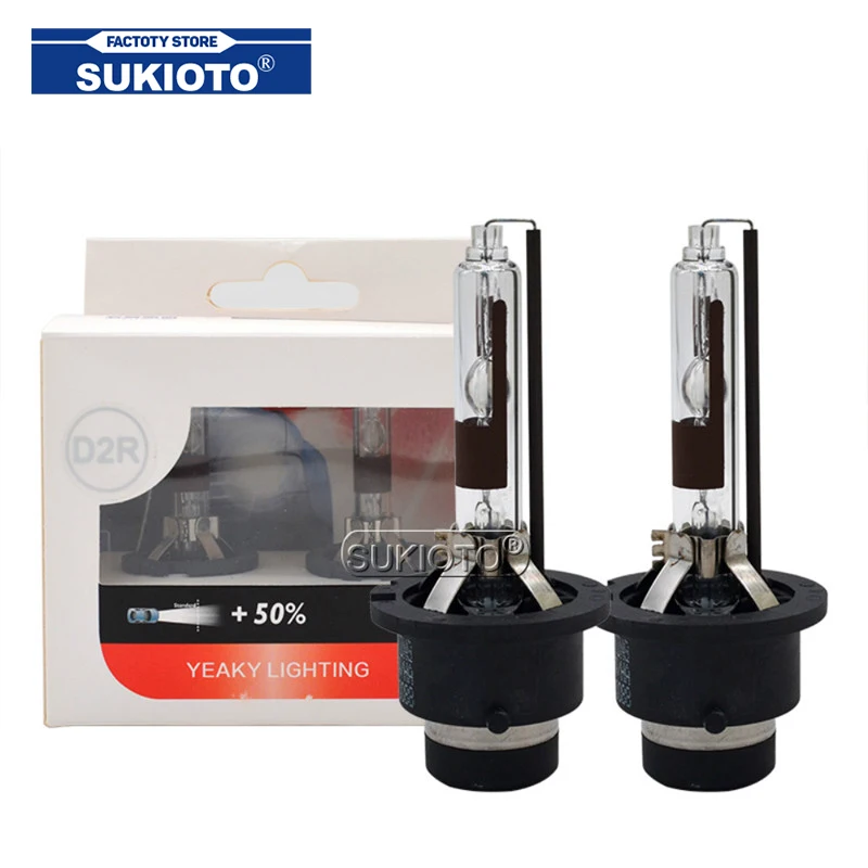 Оригинальная ксеноновая лампа Yeaky HID D1S D2S D3S D4S 4500K 5500K 6500K D2R D4R Xenon 35W 3800LM