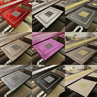 Теплое Фланелевое фотообои 30x40 см, домашнее роскошное украшение, алмазная скатерть, многоцветное Золотое чайное полотенце