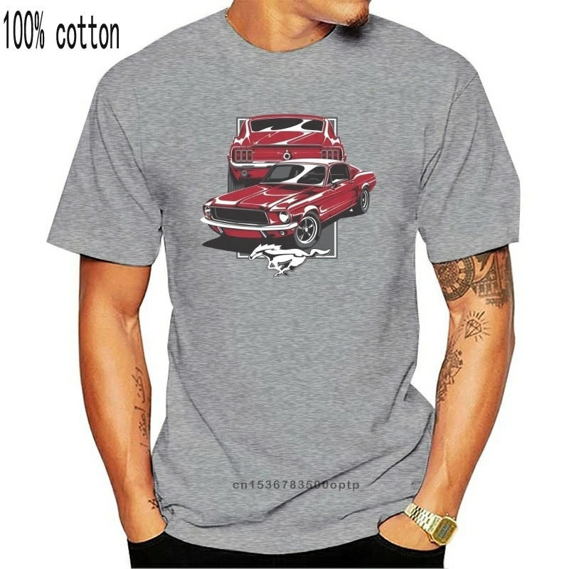 

New 2021 fashion hot sale American Classic Muscle Car Mustang Classic 1969 V8 GT Shelby USA America T Shirt T shirt