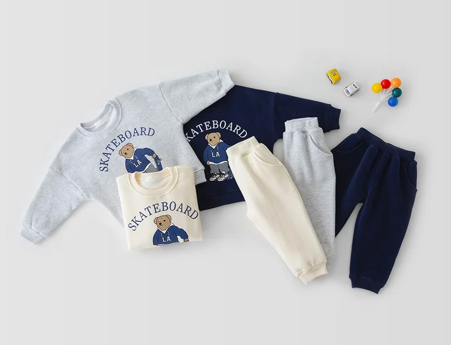 Весенняя новинка детская повседневная одежда костюм для маленьких мальчиков и