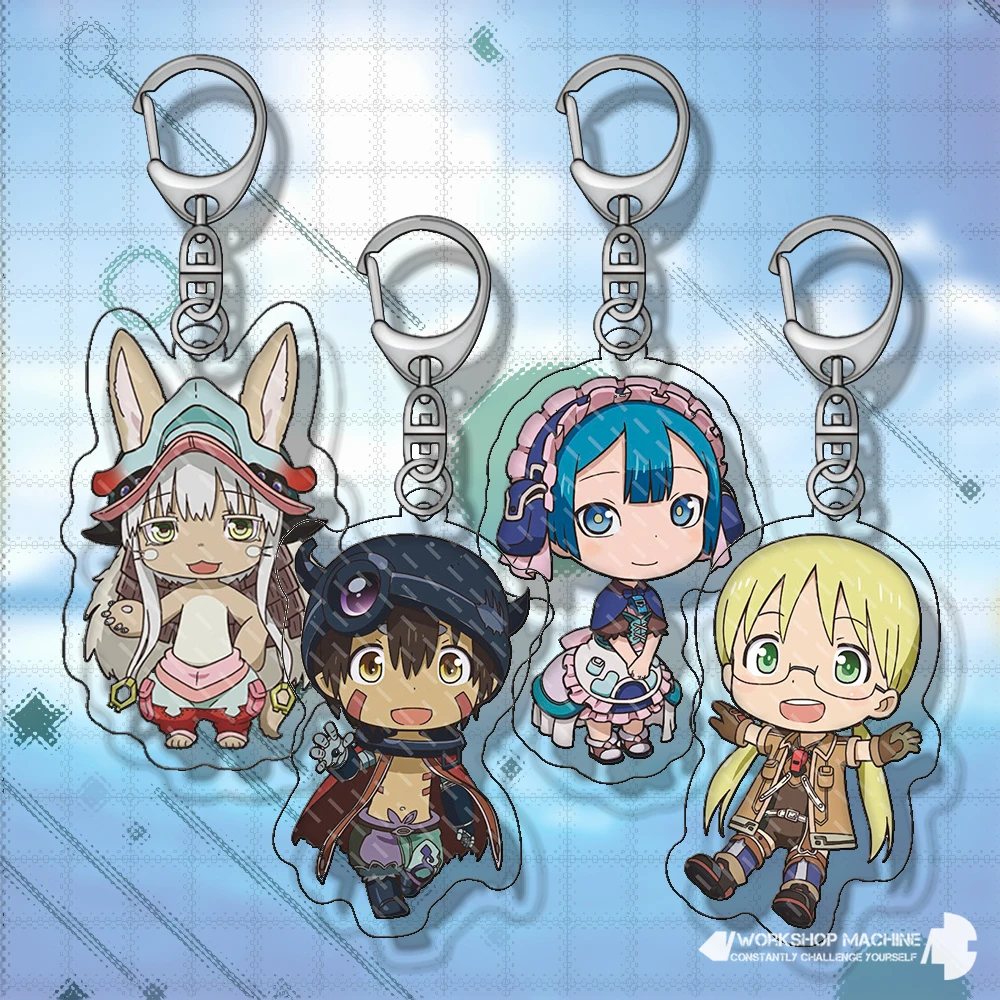 

Made In Abyss Keychain Jewelry 6cm Japan Anime Accessories Mold Resin Free Shipping Cute Accesories Decoration Aesthetic Fashion