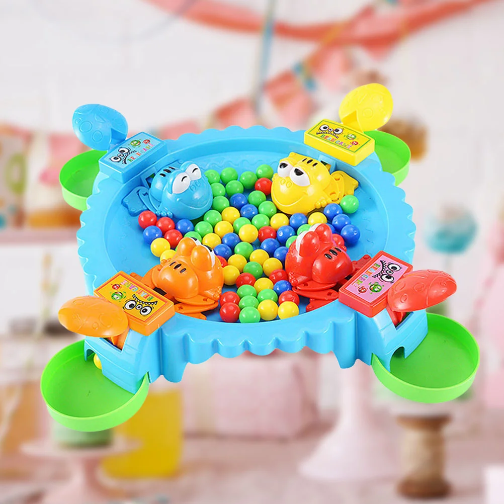 

Hungry Game Creative Feeding Froggies Little Eat Beans Desktop Games Parent-Child Interaction Toys (4 Players, 24 Beans 478g,