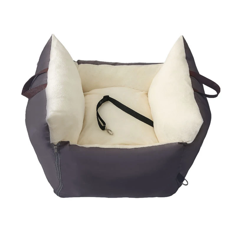

Dog Car Seat Pet Booster Pet Dog Carrier Front & Back Protection with Safety Belt, Travel Dog Bed with Carrier
