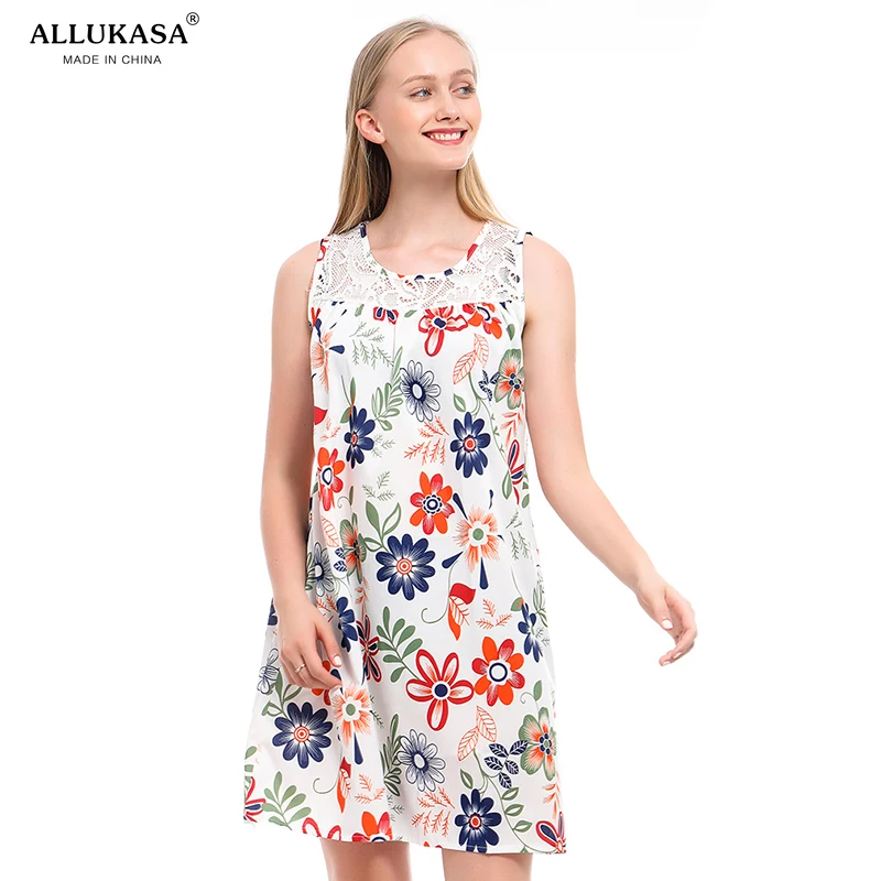 Allukasa женская летняя обувь в богемном стиле с Стиль Цветочный принт пляжное