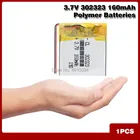 3,7 V литий-ионный полимерный аккумулятор 302323 160mAh для MP3 Bluetooth гарнитура часы Смарт-браслет MP3 GPS Светодиодный светильник локатор часов