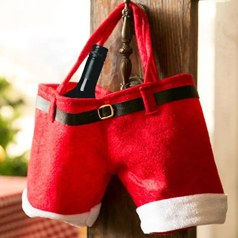 Горячая Изолированная переноска Санта Клаус Счастливого Рождества держатель