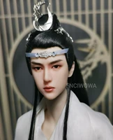 16 original bjd doll wang yibo realistic makeup top quality mdzs lan wangji head body 27cm tall limited collection high art