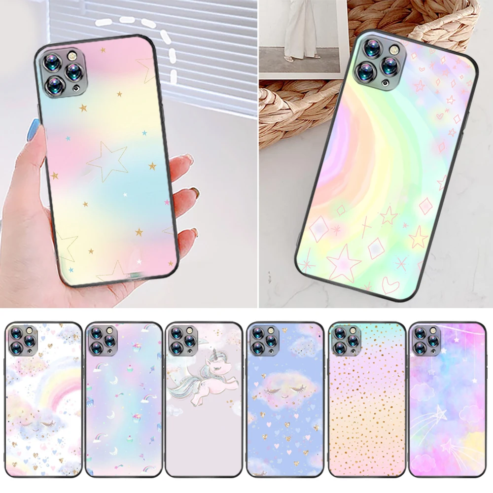 

Space Galaxy Stars Sky Universe Phone Case For iPhone 6 6S 7 8 Plus X XS XR 11 12 Pro MAX SE 2020 Soft TPU Cases Carcasa Funda