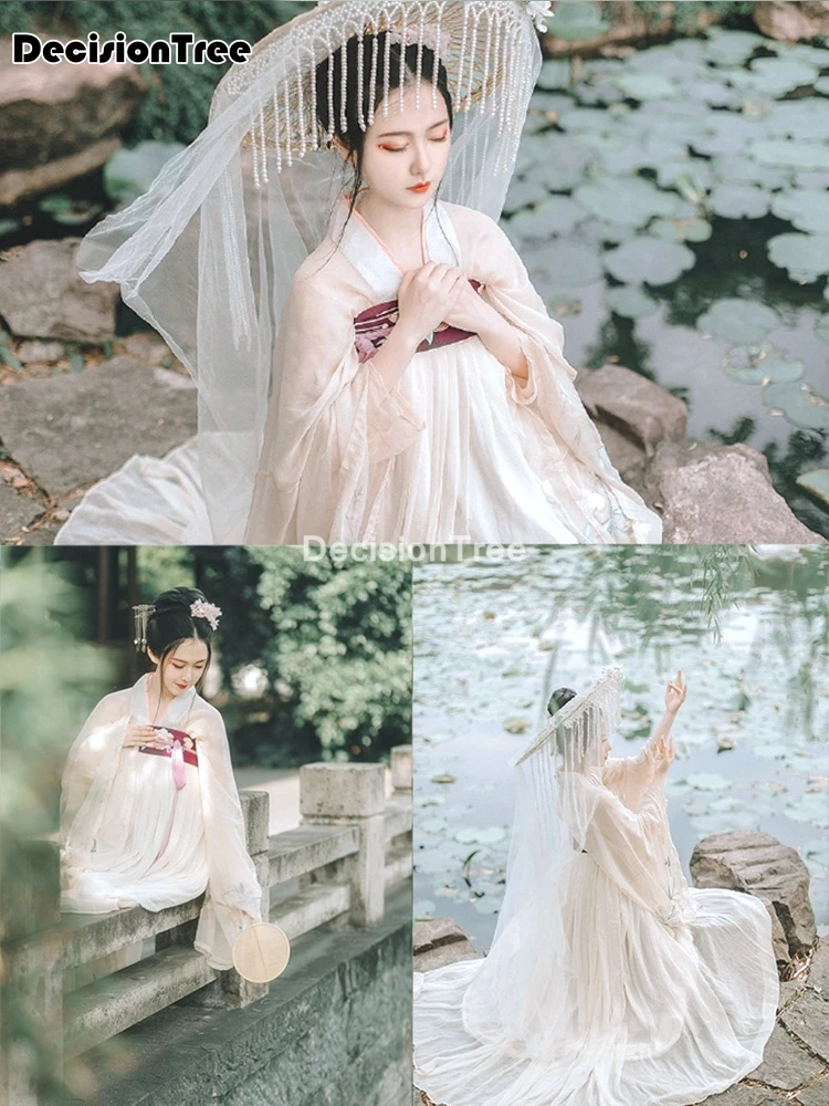 

2021 oriental woman chinese traditional costumes hanfu retro fairy dance performance dress ancient women clothes qing dynasty