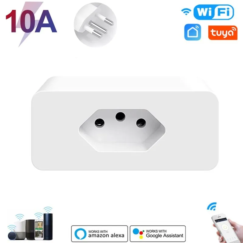 

Умная розетка с Wi-Fi, 10 а, с монитором питания
