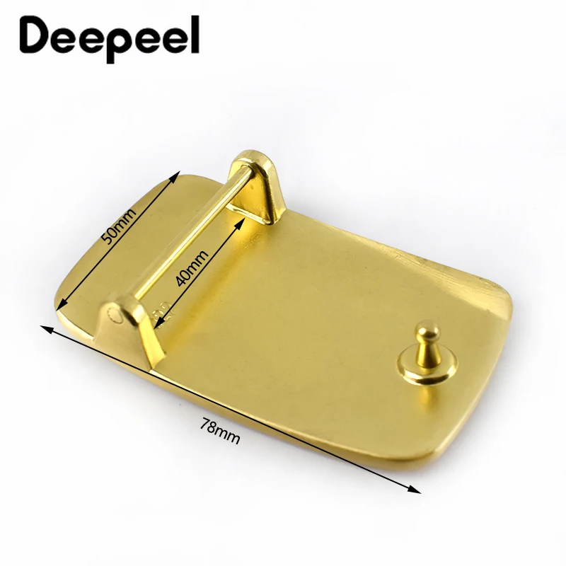 Deepeel шириной 40 мм латунные пряжки ремня для мужчин пояс головы с пряжкой в