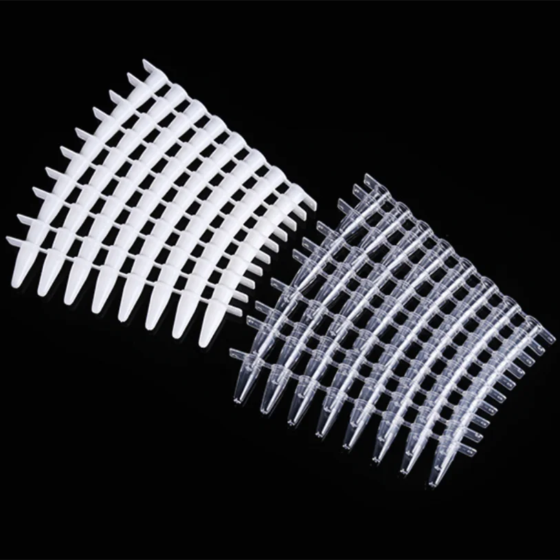 

Лабораторные принадлежности 0,1 мл 0,2 мл ПЦР 8 полосок прозрачные или белые трубки с плоскими или выпуклыми крышками