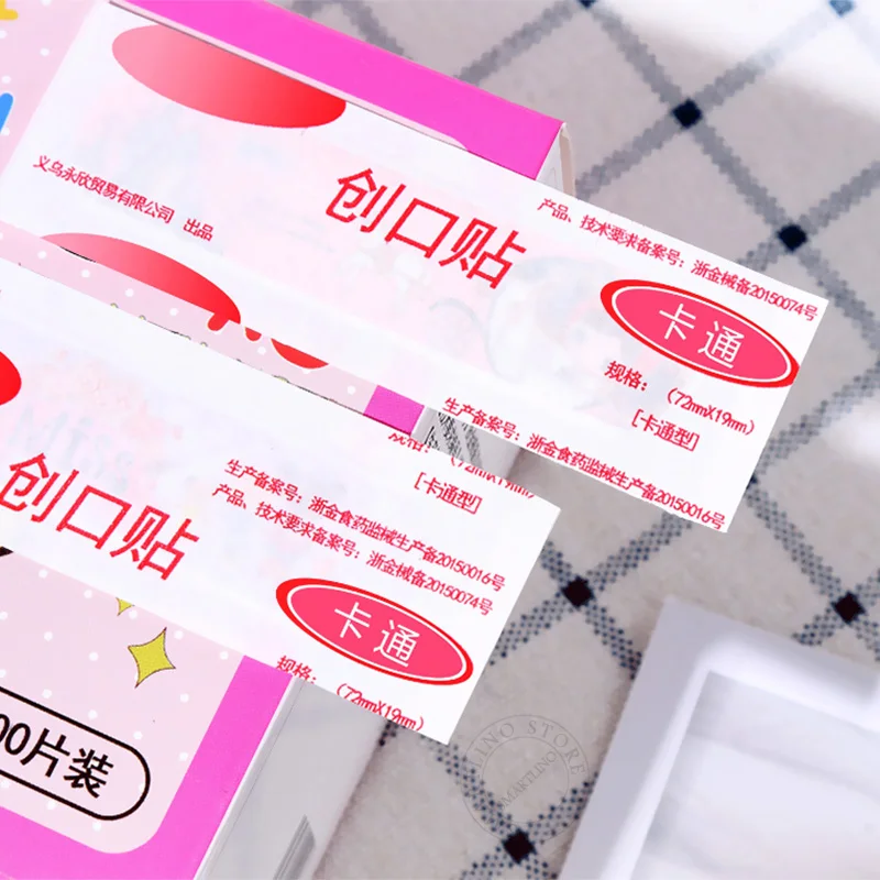 Пластыри с героями мультфильмов для детей водонепроницаемые дышащие клейкие