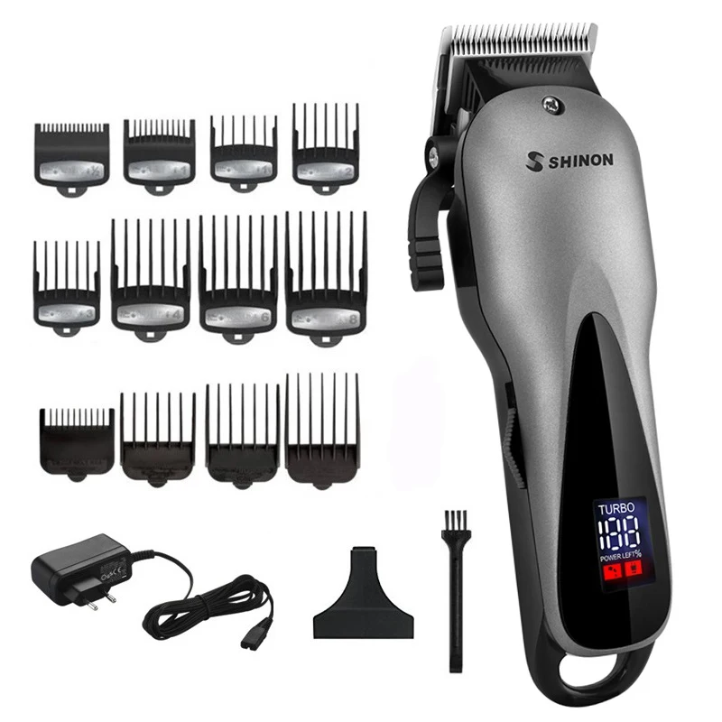 

cordless hair clippers barber professional electric fading hair cutter men adjustable hair cutting machine blending hair cut