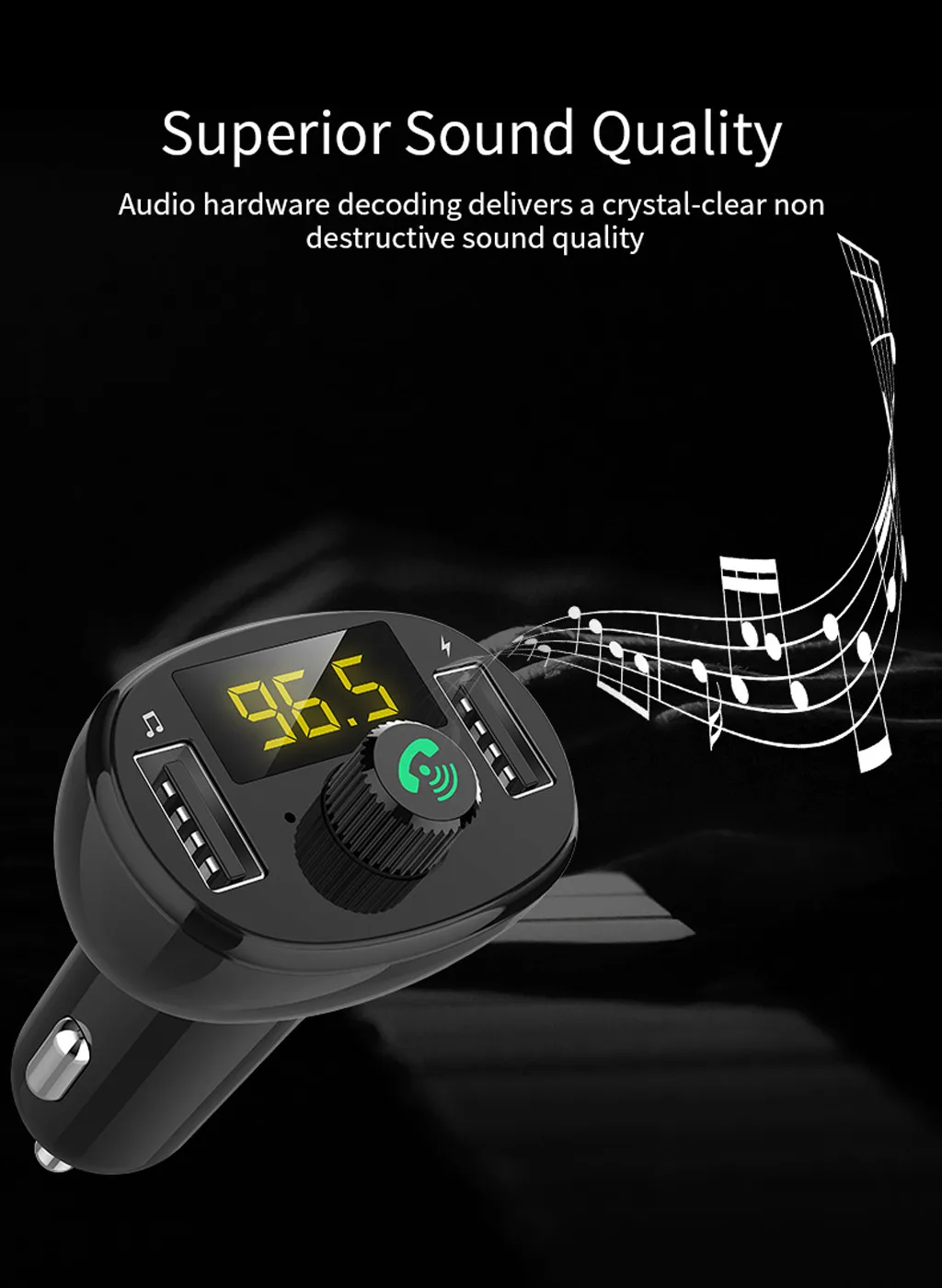 Автомобильный MP3 комплект громкой связи беспроводной Bluetooth fm-передатчик lcd