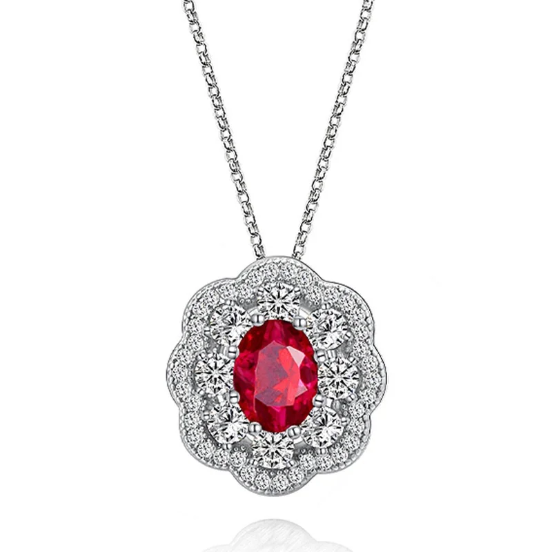 

Designer Fashion 925 Sterling Silver Jewelry 3A Cubic Zirconia Party Necklace