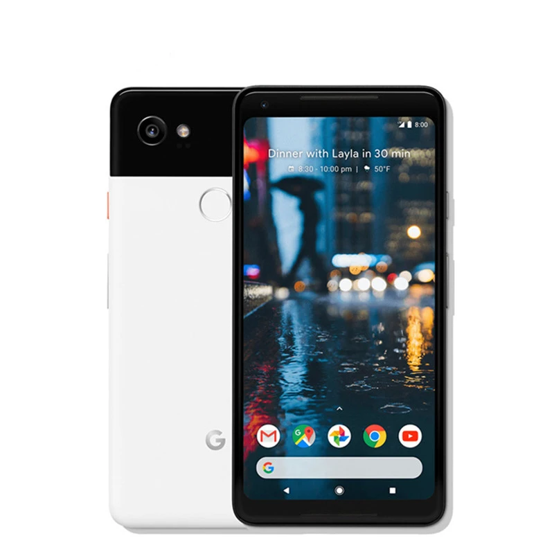 Разблокированный смартфон Google Pixel 2 XL 6,0 ''дюймовый Восьмиядерный с одной sim-картой 4G LTE Android мобильный телефон 4 Гб ram 64 Гб 128 ГБ rom смартфон