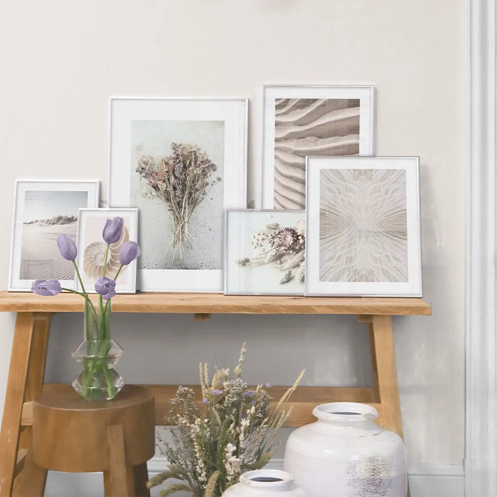 

Minimal Bouquet Poster Sand Waves Canvas Painting Nordic Conch Art Print Modern Gallery Wall Picture For Living Room Home Decor