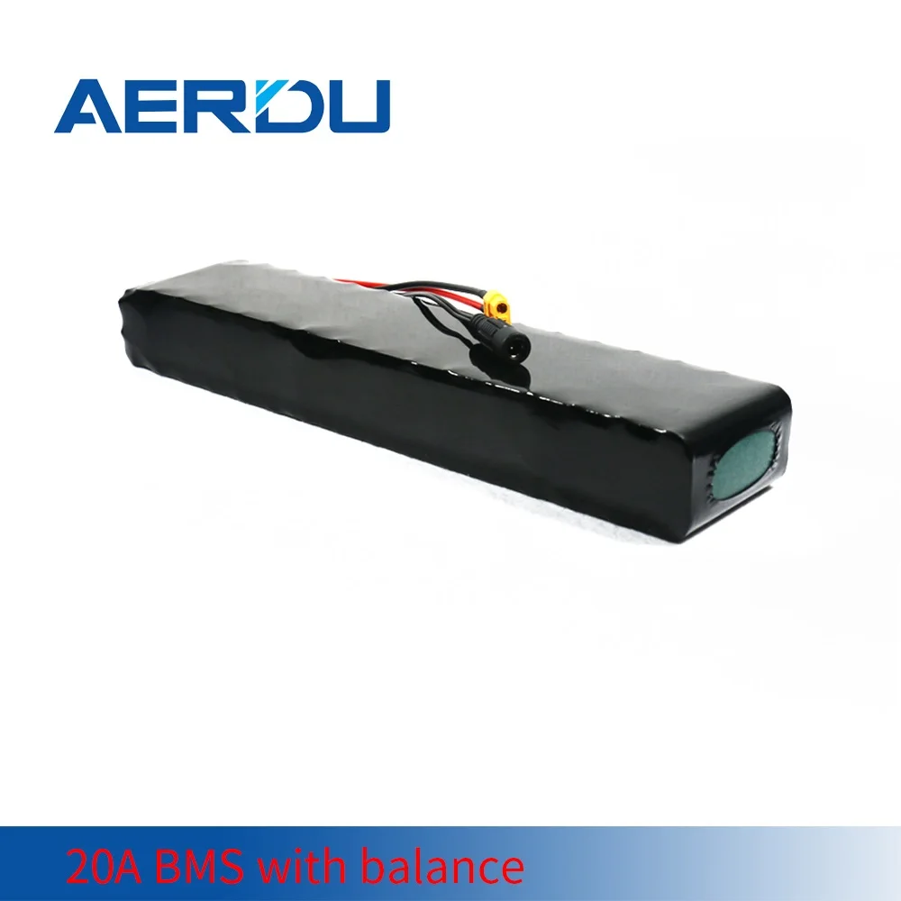 Литиевый аккумулятор AERDU 36V 10S3P 7.5Ah-10.5Ah 600 Вт 18650 с 20A BMS для скутера электрического