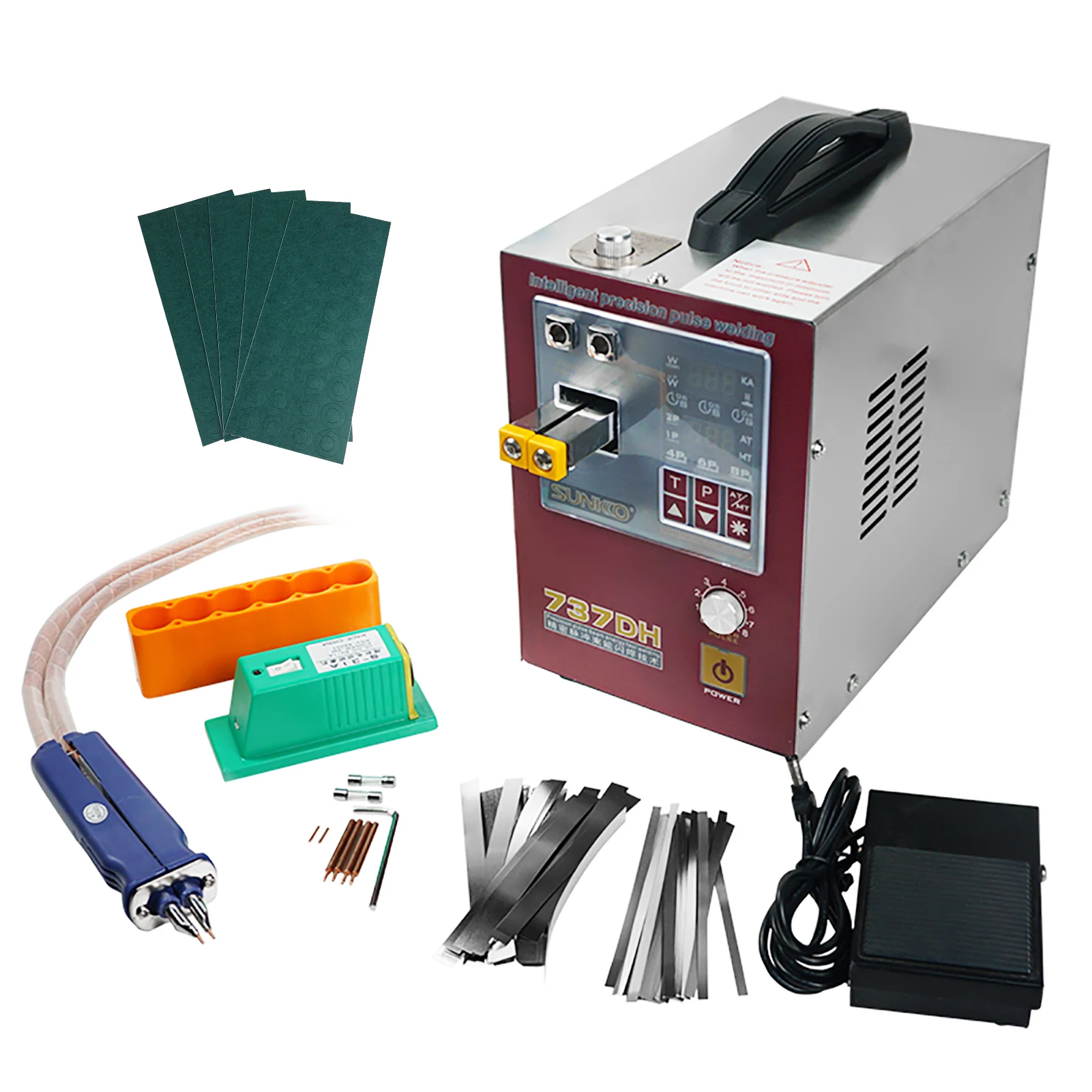 

Spot Welder Battery Welding Equipment with Mobile Welding Pen Induction Time-Lapse Spot Welding Function Pulse Welding Machine