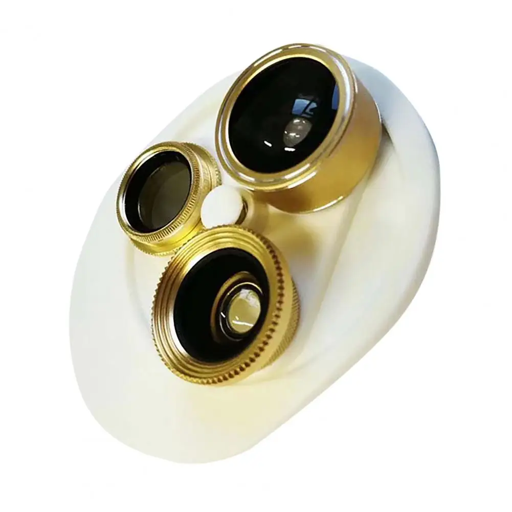 Объектив для телефона 4 в 1 универсальный внешний широкоугольный макрообъектив