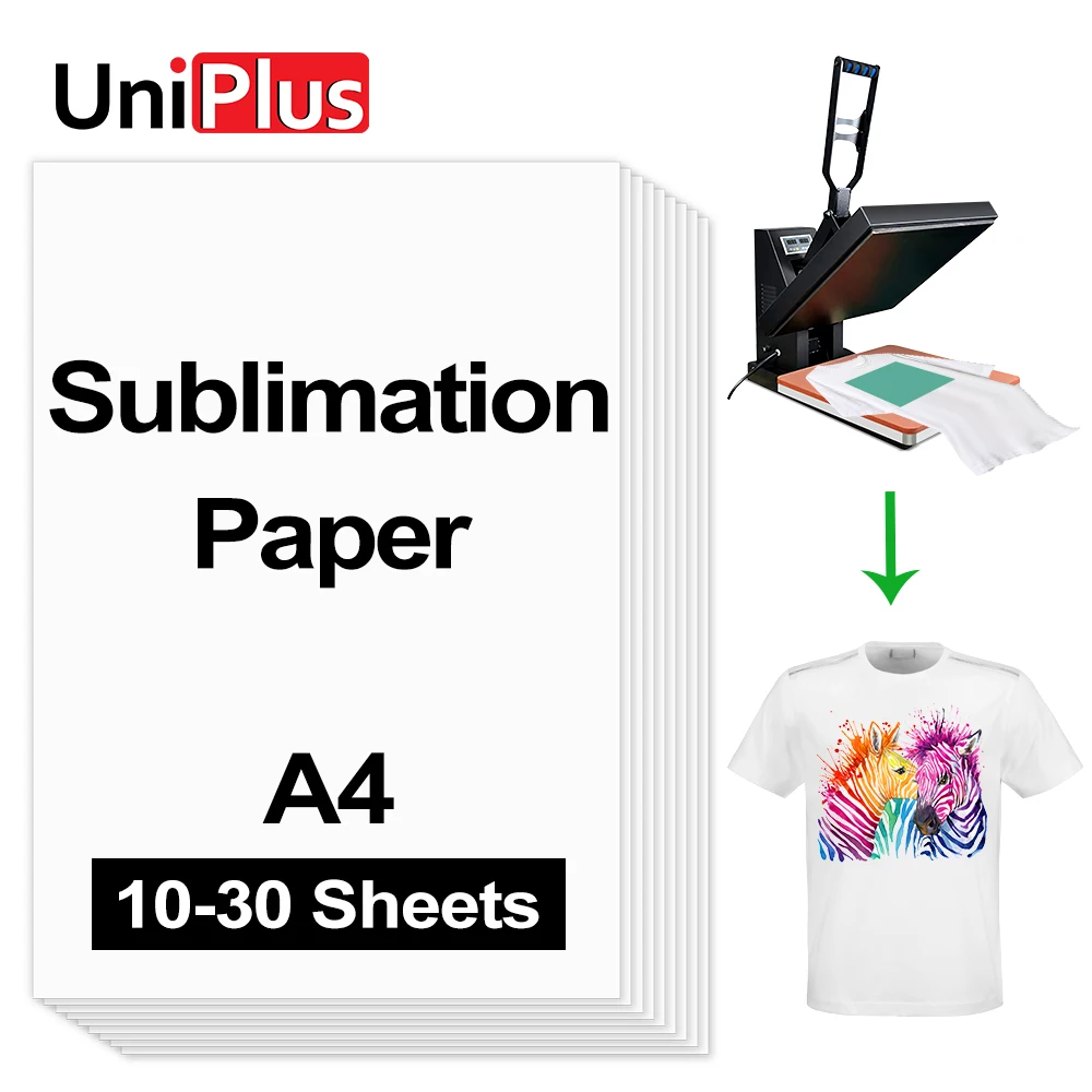 Sublimation Paper A4 Printer Paper Thermal Transfer Paper for Textile Sublimation Products DIY Print T-shirt Clothes Bag Gift