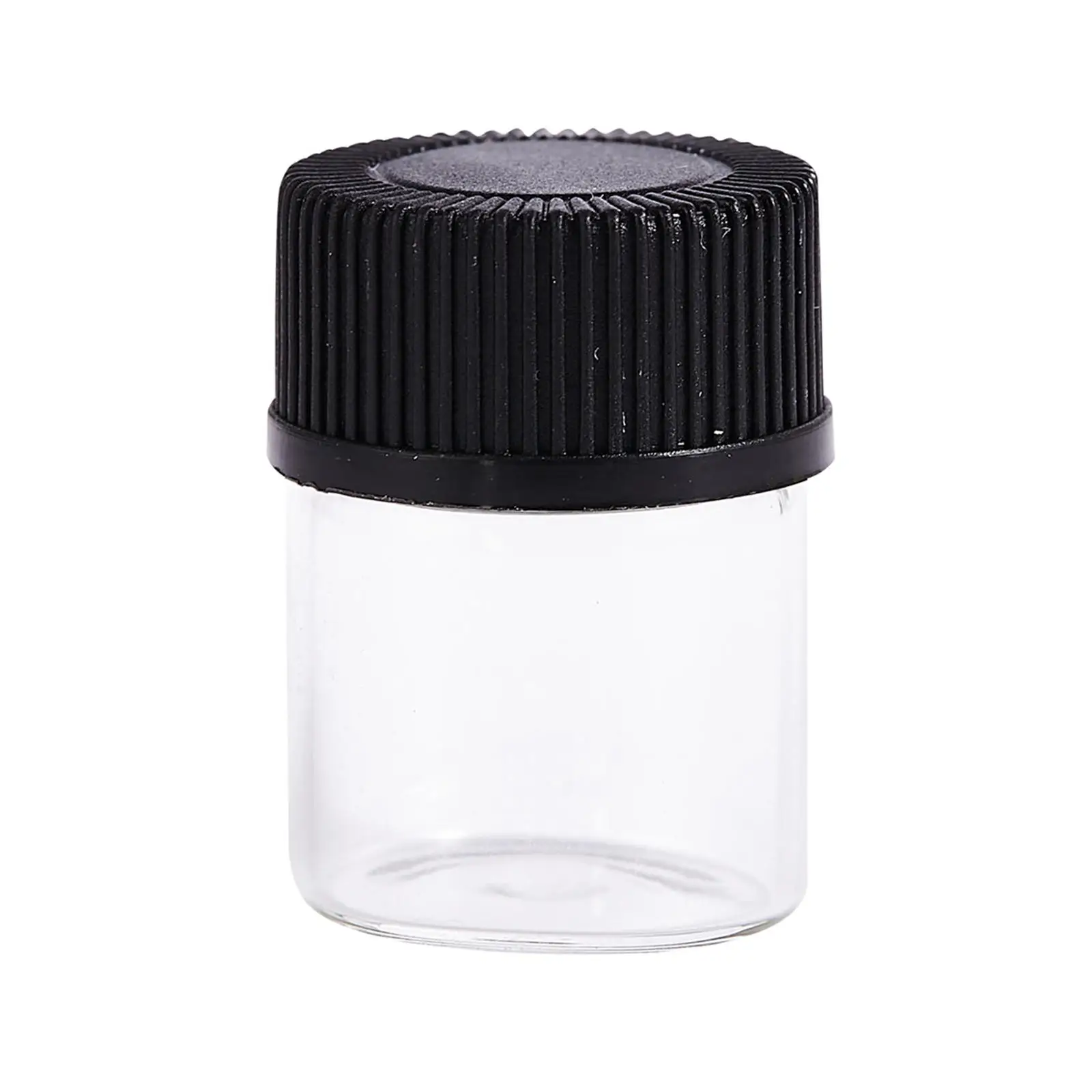 

100x 1ml Essential Oil Glass Bottles Tiny with Orifice Reducers Mini for Oil Blends