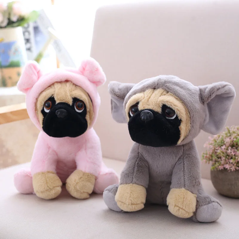 20 см набитые плюшевые собаки Sharpei мопс милый щенок игрушка для домашних животных