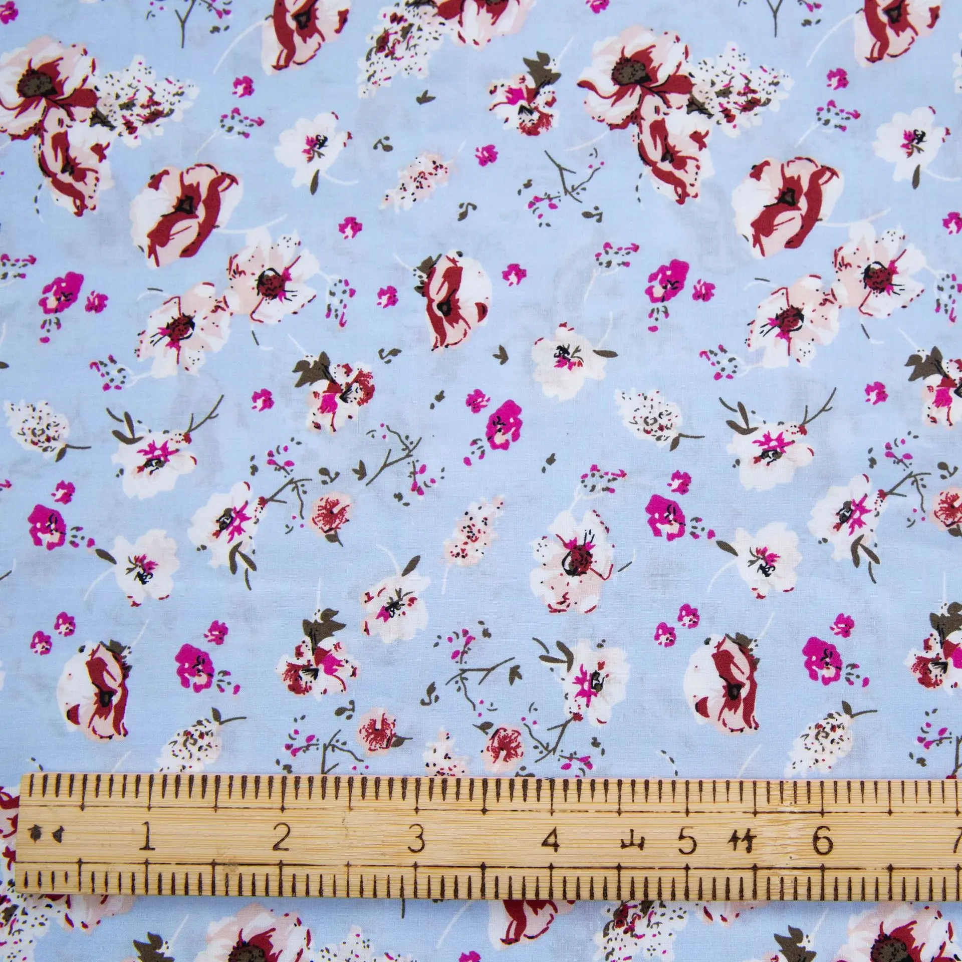 100*140 см 100% хлопок плотный поплин ткань с принтом Маленькая женская одежда