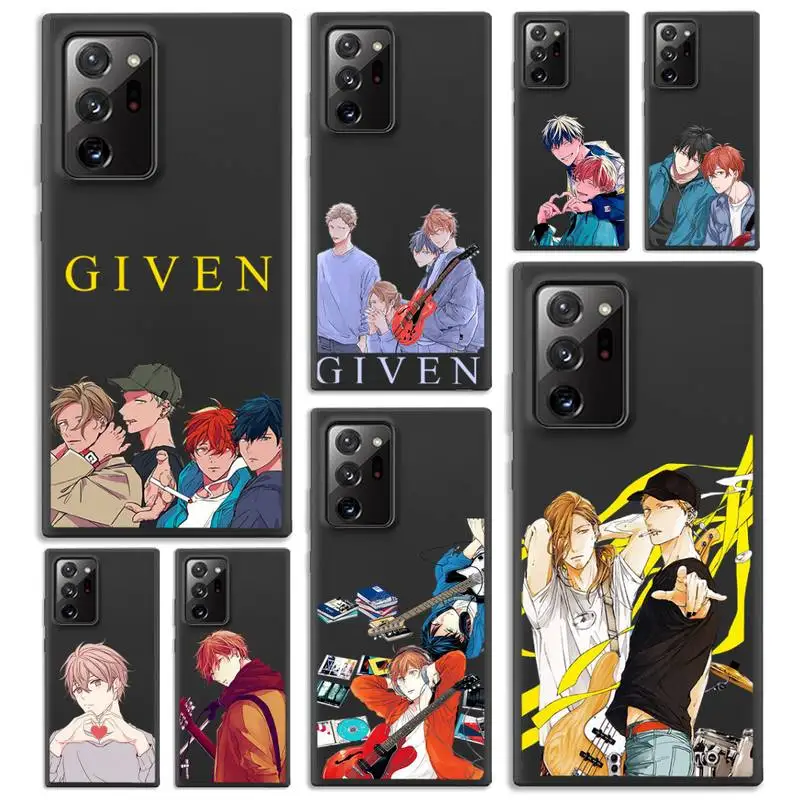 Чехол для телефона в японском стиле с изображением героев аниме черный чехол Samsung