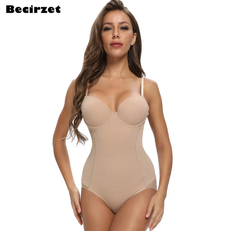 Утягивающее нижнее белье боди Корректирующее женское с эффектом пуш-ап на