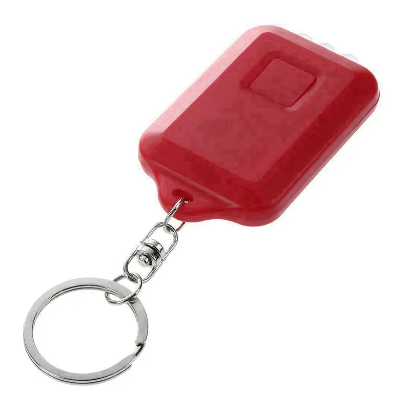10X Mini Solar Power Rechargeable 3LED Flashlight Keychain Light Torch Ring New - red | Лампы и освещение