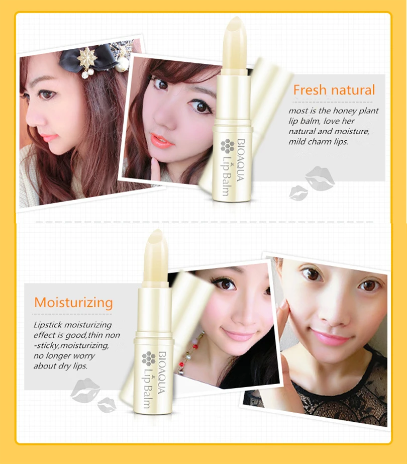 бальзам для губ алоэ Вера Блеск органический Макияж увлажняющий Бальзамы скраб