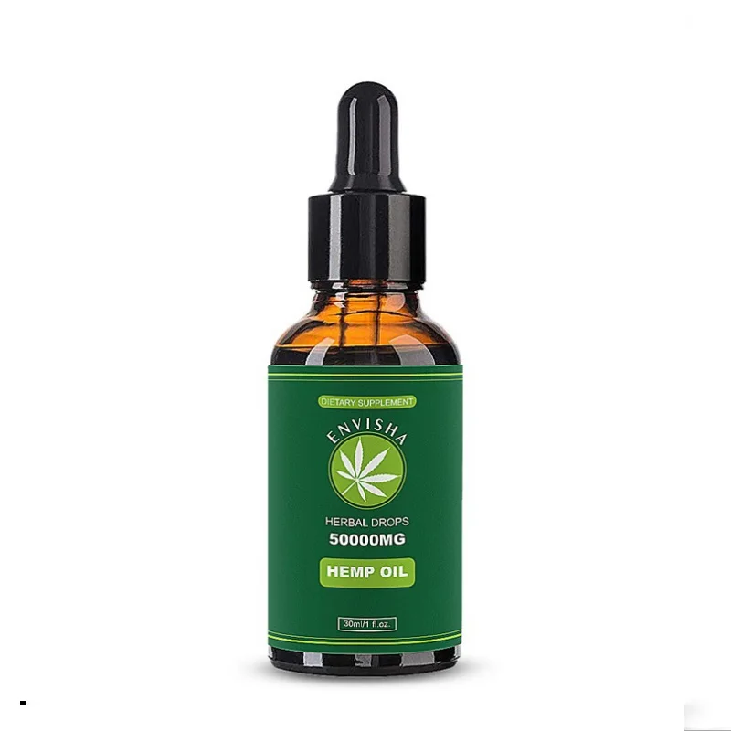 50000mg Hemp Oil for Pain Relief Anxiety Sleep Anti Inflammatory Extract Drops Seed Oil 100% Pure Organic Therapeutic Grade