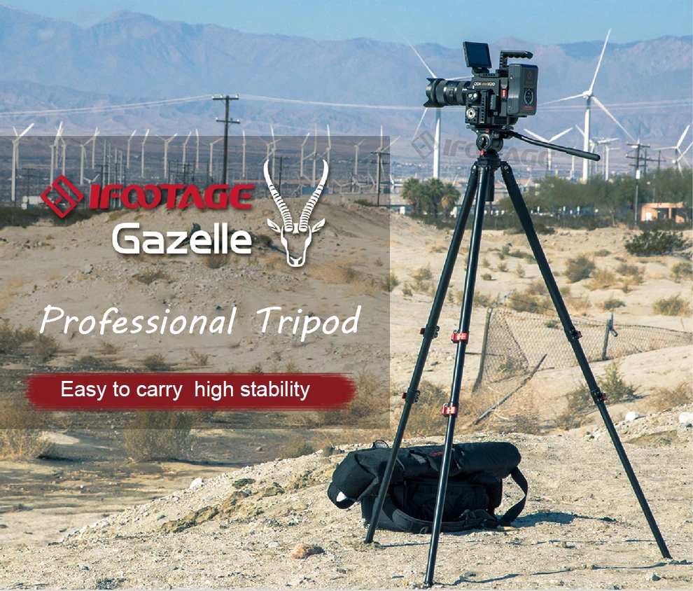 Дорожный штатив серии Газель Ifootage TA7/TC7 БЫСТРОРАЗЪЕМНАЯ пластина волоконная