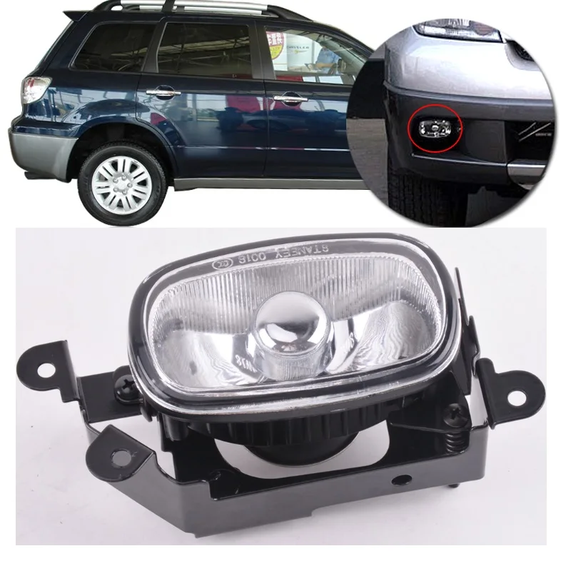 CAPQX передние противотуманные фары светильник для Mitsubishi Outlander 2004 2005 2006 лампа DRL бег