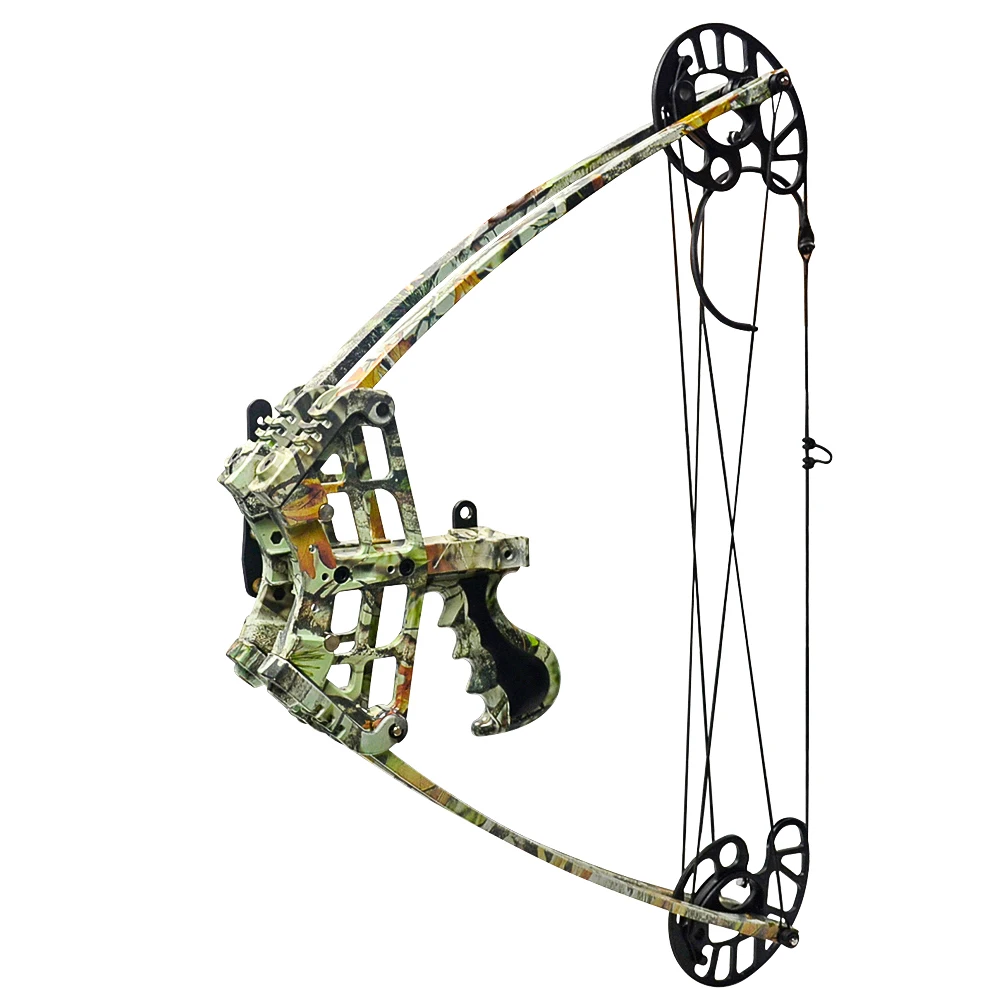 

50lbs Powerful Mini Archery Triangle Compound Bow Left Right Handed for Hunting Fishing Arcos