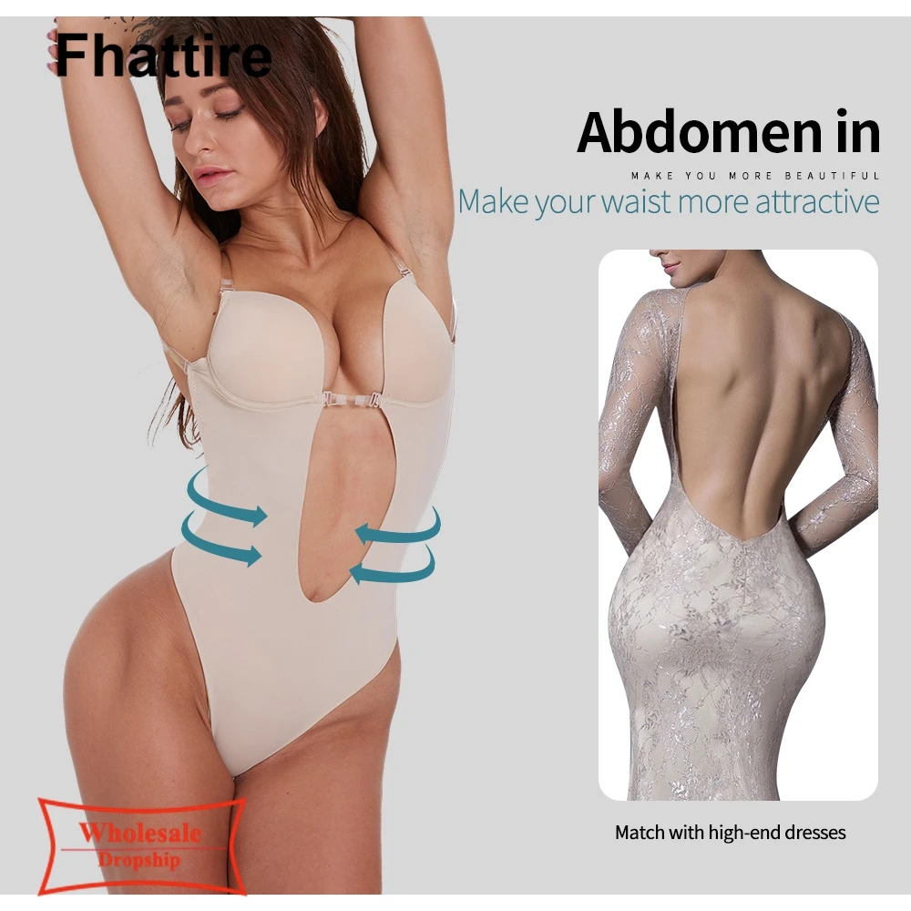 Вечерние боди женское нижнее белье Корректирующее бюстгальтер с открытой спиной