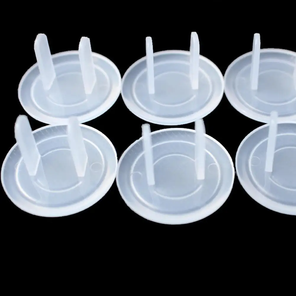

US Transparent Safety Socket Protective Cover Cap Electrical Rotate For Power Plugs Baby Anti Outlet Electric Shock Guard A7M9
