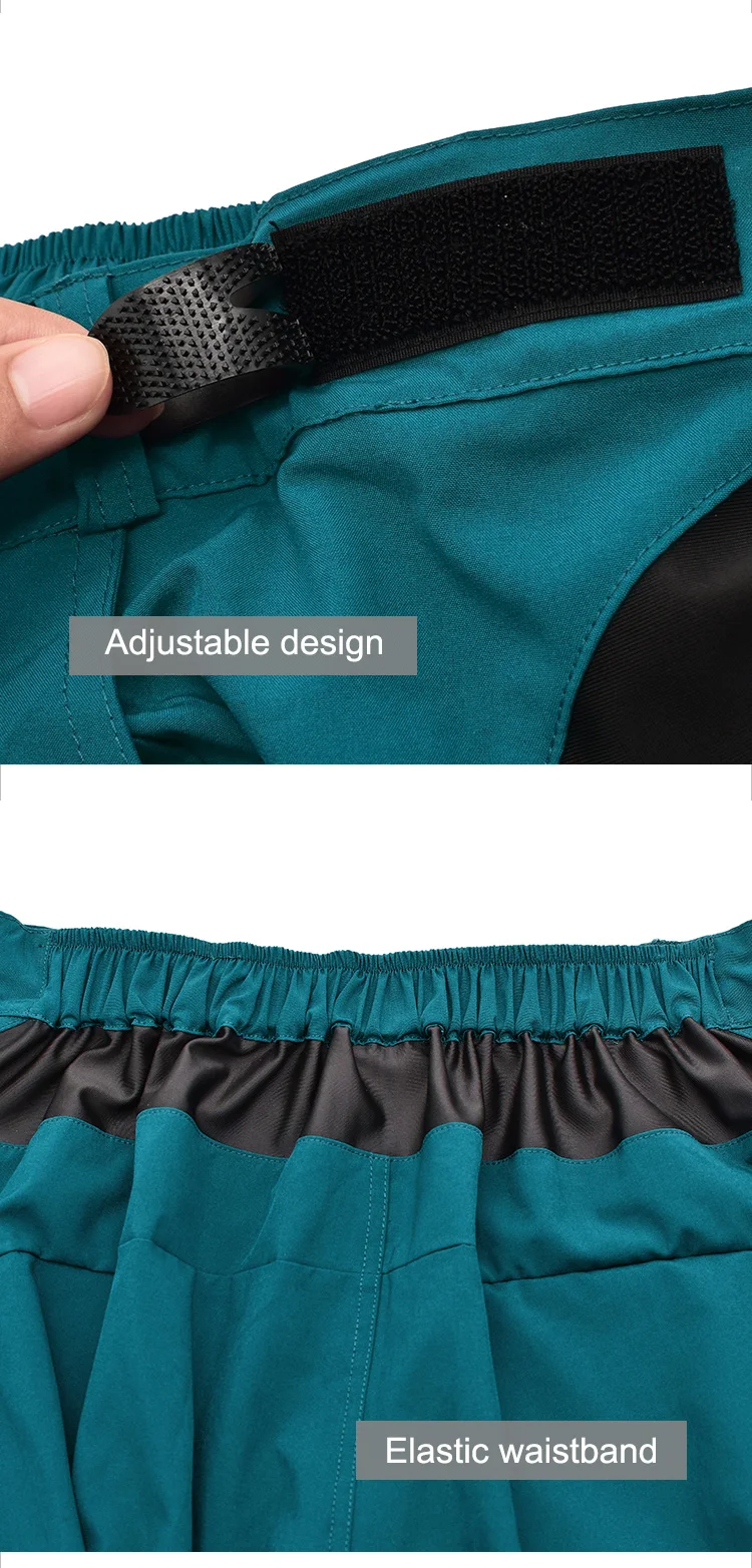 WOSAWE Мужская одежда для велоспорта короткий комплект жилет MTB велосипед шорты