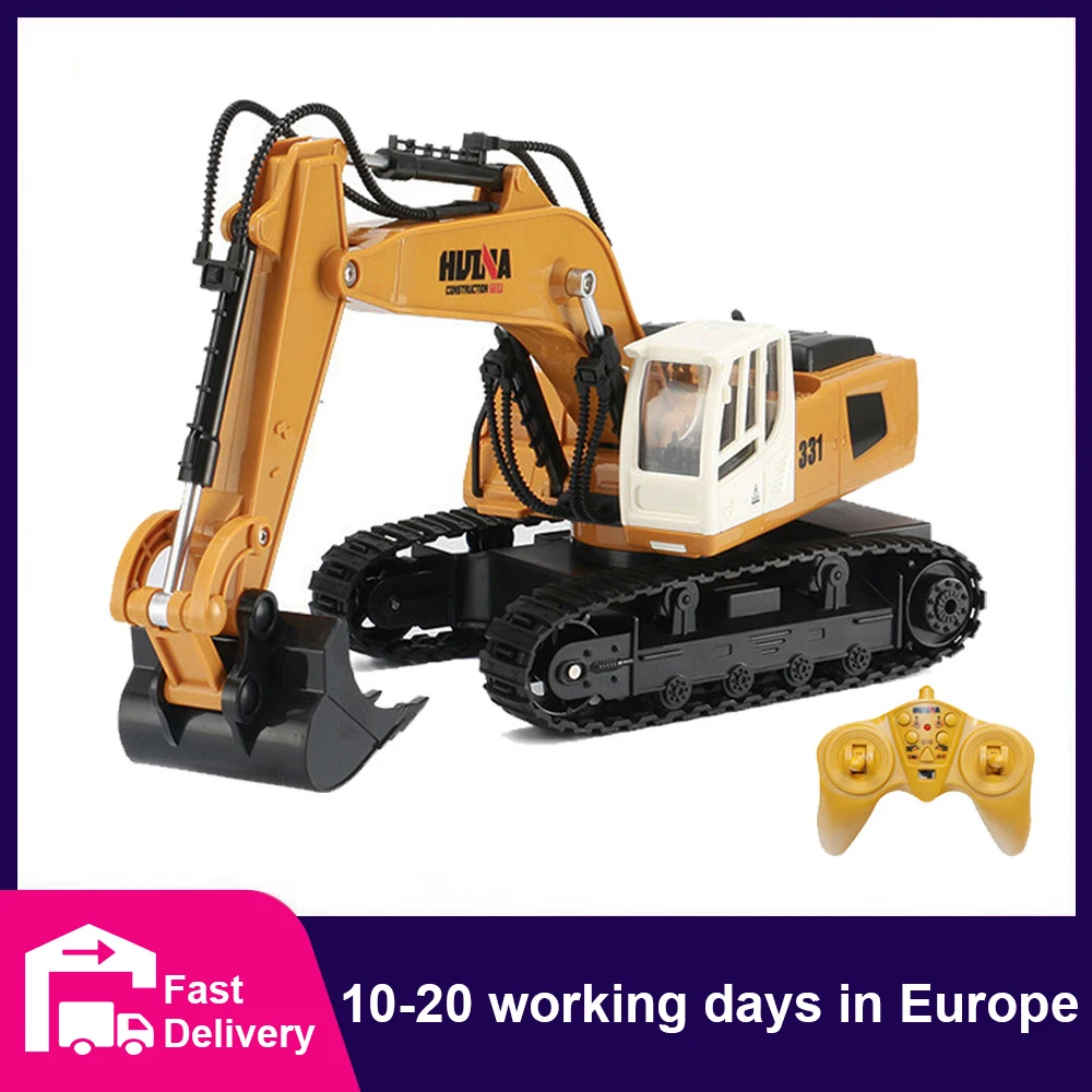 huina 116 rc грузовик caterpillar сплав модель т