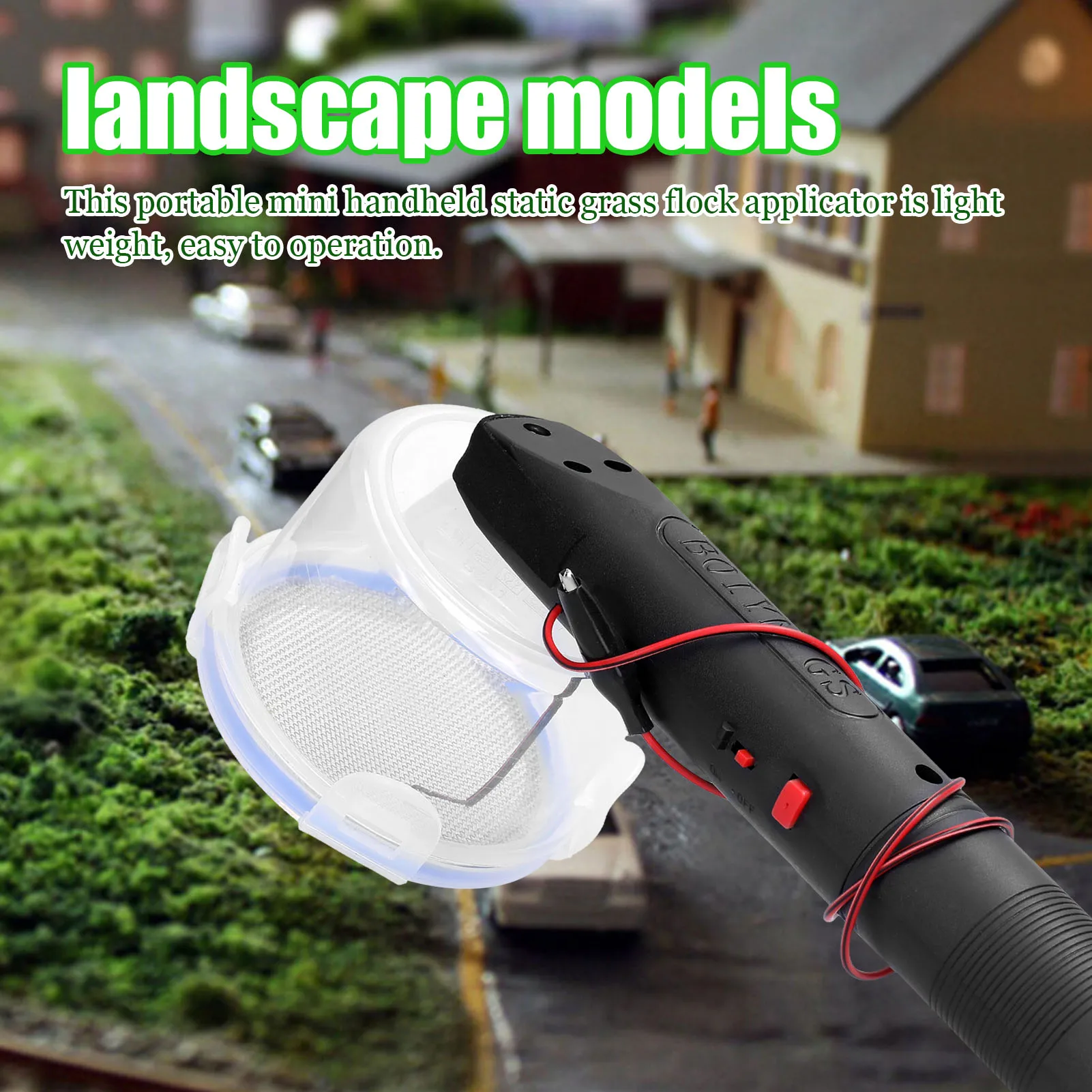 

Building Modeling Tool Electrostatic Grass Planter Electrostatic Flocking Machine Artware Tool