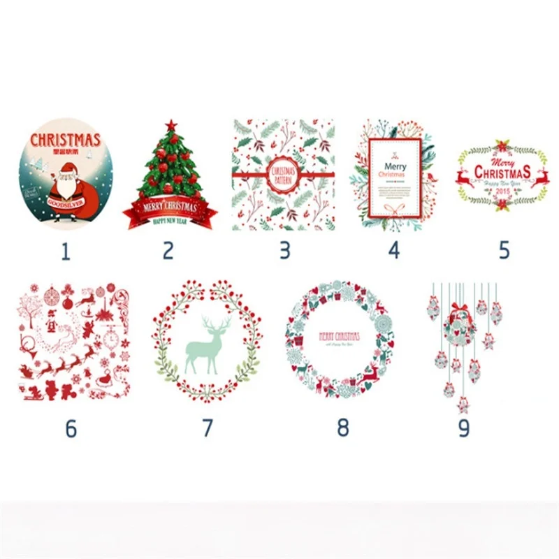 Маленькая Холщовая Сумка для хранения Санта Клауса Подарочная сумка конфет