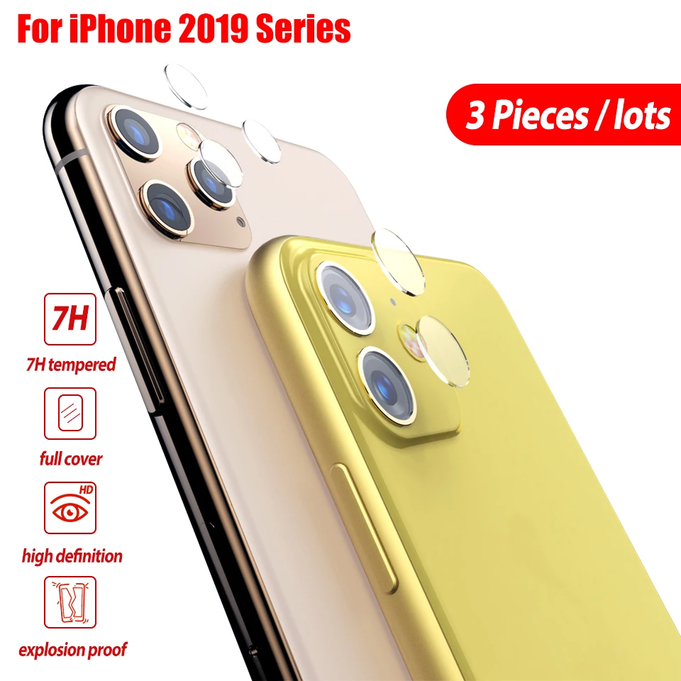 Стекло для объектива камеры Apple iPhone 11 Pro Max 2 комплекта Защитная пленка iPhone11pro aiphone